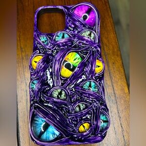 Techypop 3D Creepy Eyeball Phone Case